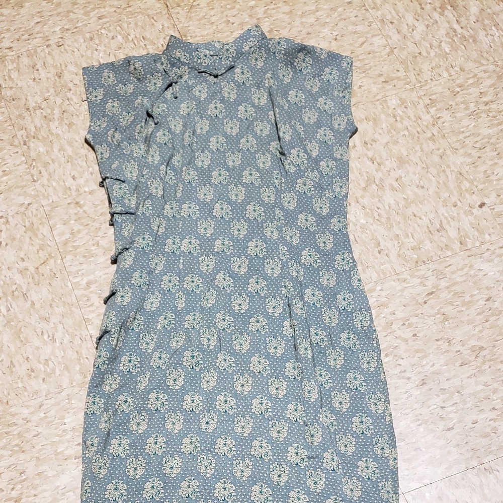 Cheongsam maxi dress